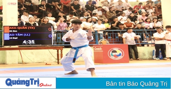 Bộ môn Karate lần đầu tiên được đưa vào thi đấu chính thức tại Hội khỏe Phù Đổng tỉnh