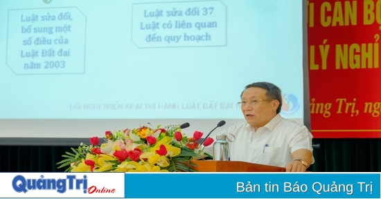 Thông tin những điểm mới của Luật Đất đai năm 2024 đến cán bộ nghỉ hưu trên địa bàn TP. Đông Hà