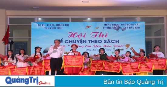 Sôi nổi hội thi Kể chuyện theo sách với chủ đề “Chúng em yêu hòa bình”