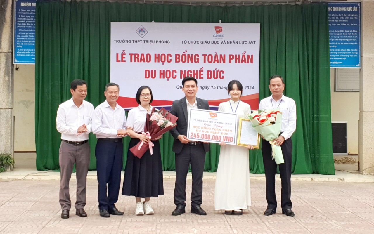 Em Ngô Thị Bích nhận học bổng toàn phần du học nghề Đức trị giá 245 triệu đồng