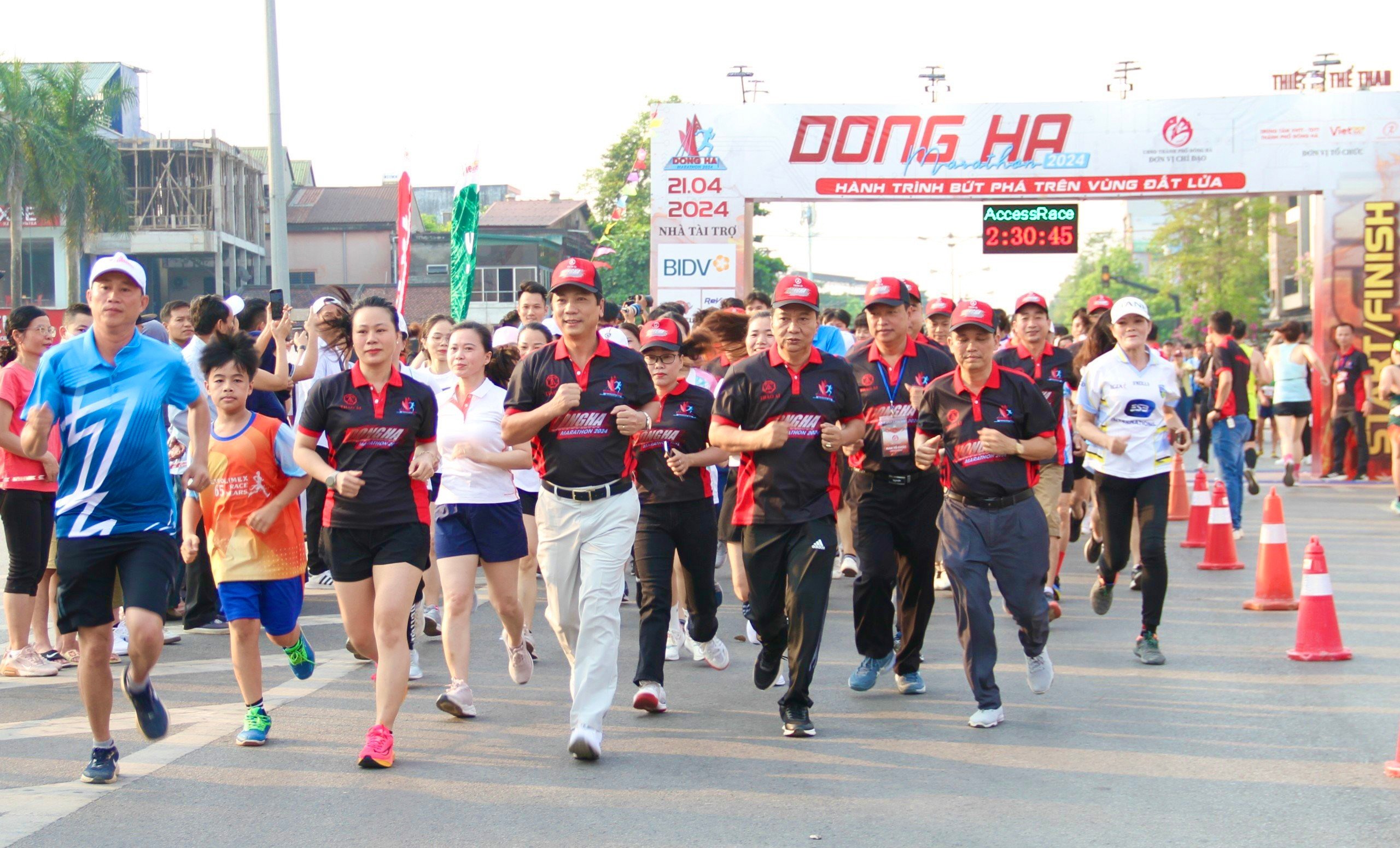 Giải chạy Marathon TP. Đông Hà năm 2024