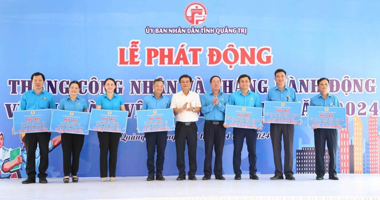 Phát động “Tháng Công nhân” và “Tháng Hành động về an toàn vệ sinh, lao động” năm 2024