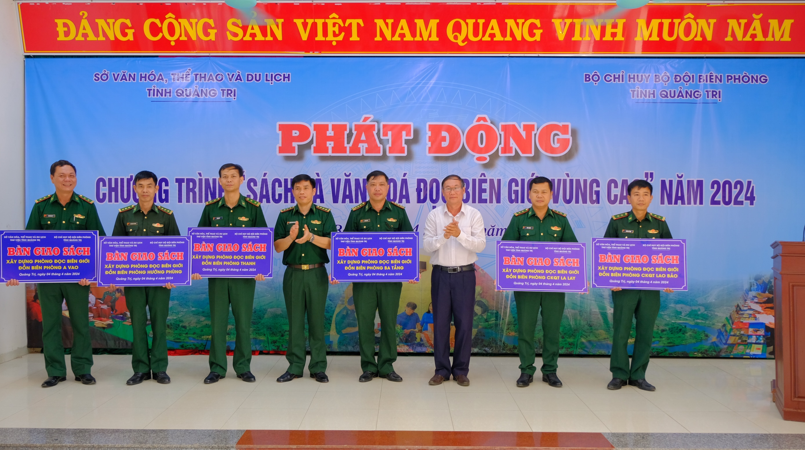 Phát động chương trình Sách và văn hóa đọc biên giới vùng cao năm 2024