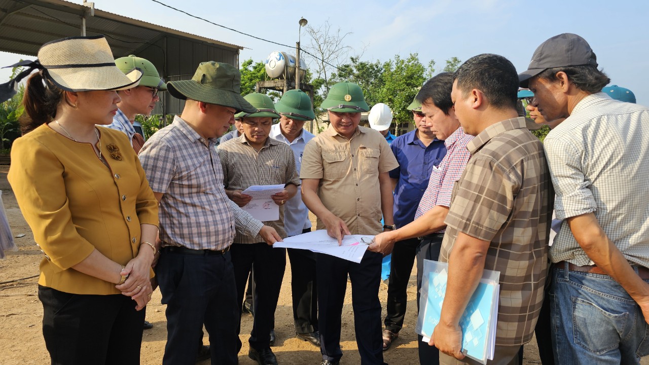 Strengthening propaganda and mobilizing people to hand over land for construction of Van Ninh - Cam Lo expressway