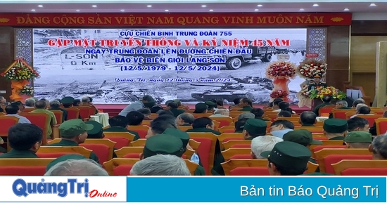 Traditional meeting of veterans of Regiment 755 in Quang Tri