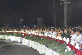 Programme artistique « Truong Son - pieds nus, volonté d'acier » pour célébrer le 65e anniversaire de l'ouverture de la piste Ho Chi Minh - Journée traditionnelle des troupes de Truong Son 19 mai (1959 - 2024)