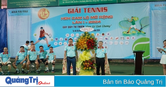 Huy động hơn 400 triệu đồng từ Giải Tennis Hội Đồng hương Cam Lộ mở rộng gây Quỹ Từ thiện “Cam Lộ tình thương” lần thứ I