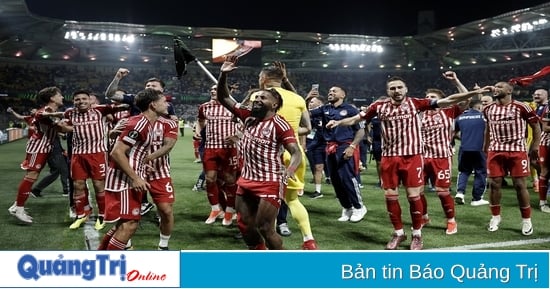 Olympiacos vô địch Cúp C3 châu Âu 2023/2024