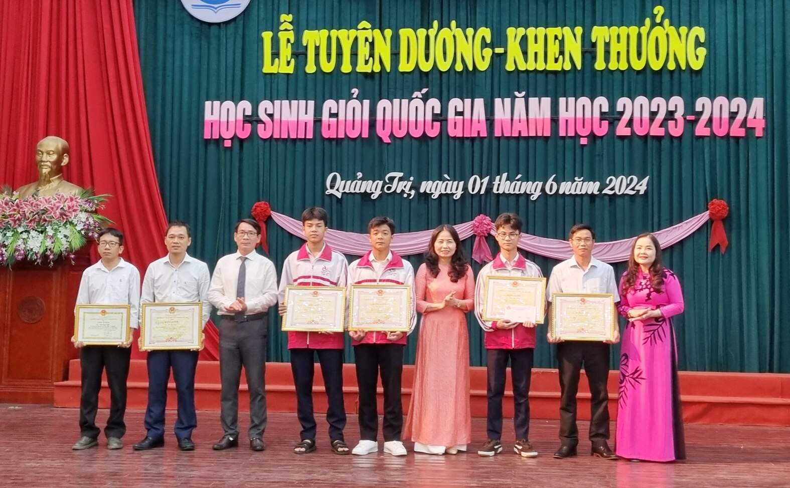 Tuyên dương, khen thưởng học sinh giỏi quốc gia năm học 2023 - 2024