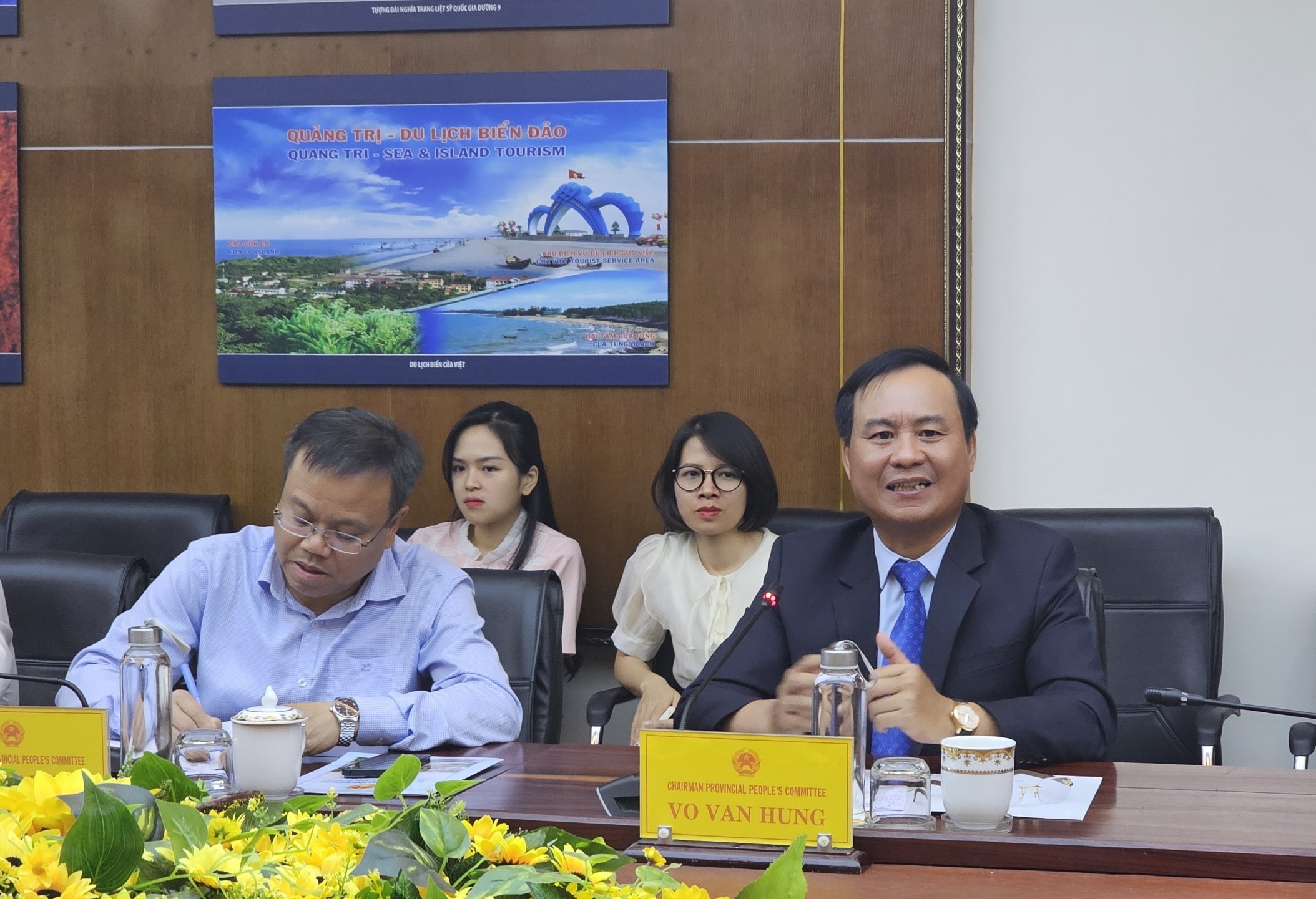 Chủ tịch UBND tỉnh Võ Văn Hưng làm việc với Công ty K Global-Mobility, Tập đoàn TATA DAEWOO (Hàn Quốc)