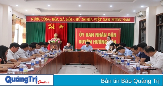 Tổ đại biểu Hội đồng nhân dân tỉnh làm việc với huyện Hướng Hóa