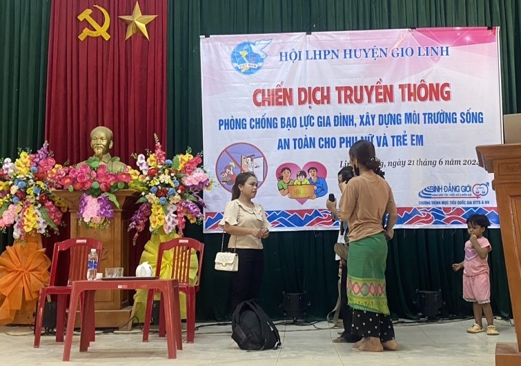 Gio Linh: Phát động chiến dịch truyền thông Phòng chống bạo lực gia đình, xây dựng môi trường sống an toàn cho phụ nữ và trẻ em