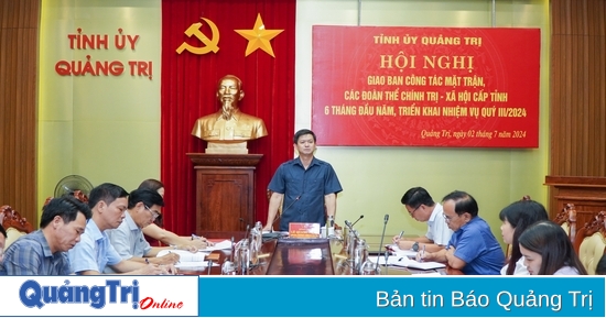 Bí thư Tỉnh ủy Lê Quang Tùng: Mặt trận và các đoàn thể chính trị