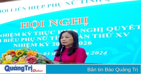 Sơ kết giữa nhiệm kỳ thực hiện Nghị quyết Đại hội Đại biểu phụ nữ tỉnh Quảng Trị lần thứ XV