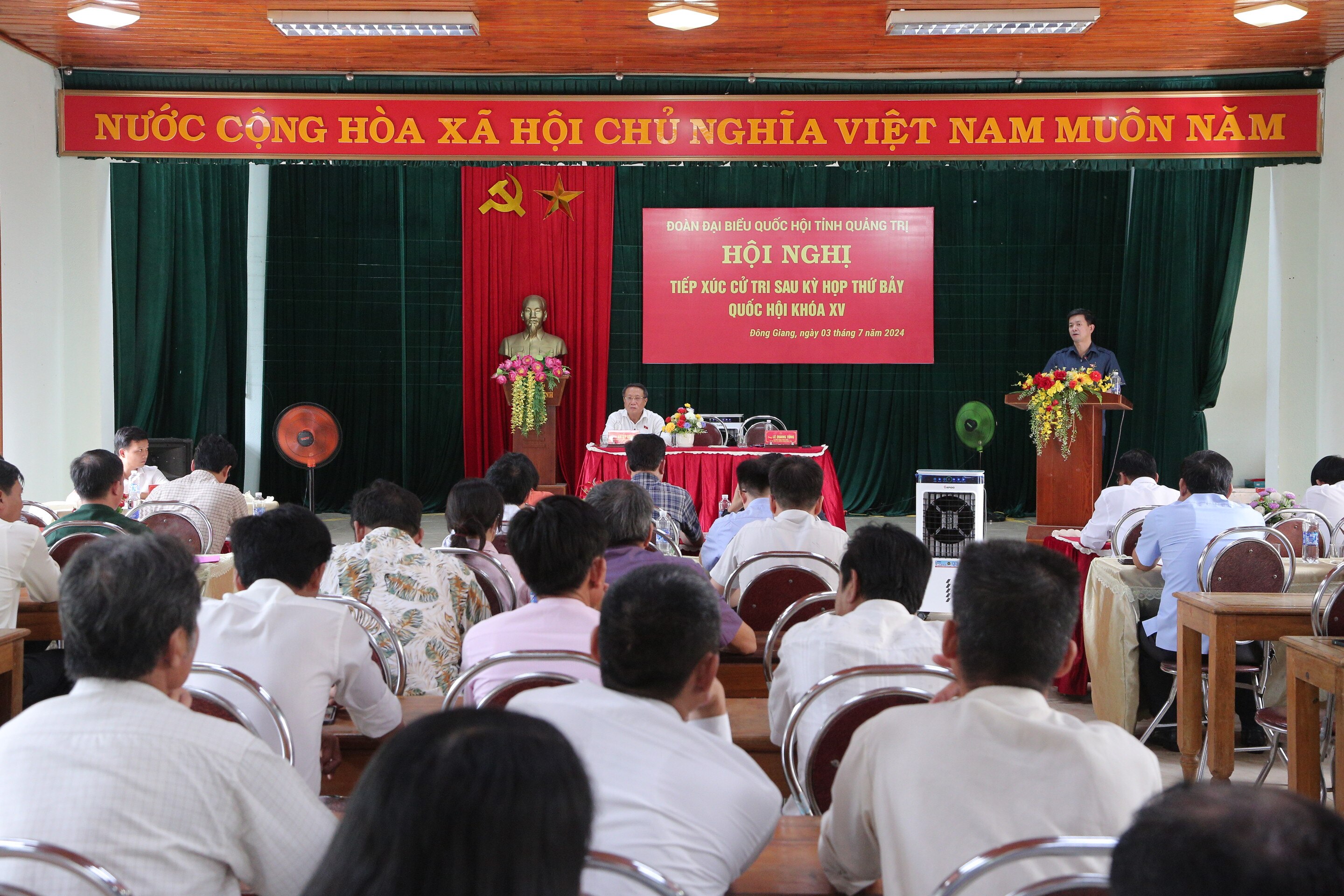 Bí thư Tỉnh ủy, Trưởng Đoàn ĐBQH tỉnh Lê Quang Tùng: Người dân, doanh nghiệp cần ủng hộ chính quyền trong thực hiện các dự án