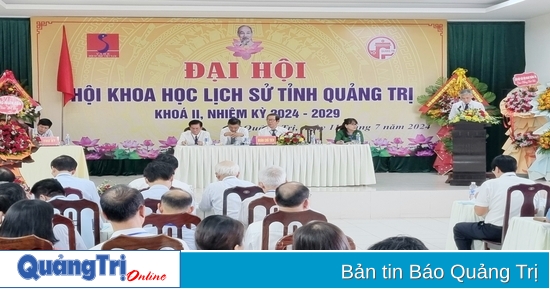 Đại hội Hội Khoa học Lịch sử tỉnh Quảng Trị nhiệm kỳ 2024-2029