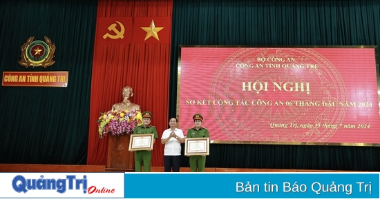 Sơ kết công tác công an 6 tháng đầu năm