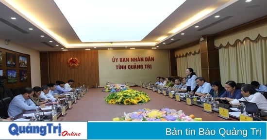 Đoàn giám sát chuyên đề của Hội đồng Dân tộc làm việc với UBND tỉnh Quảng Trị