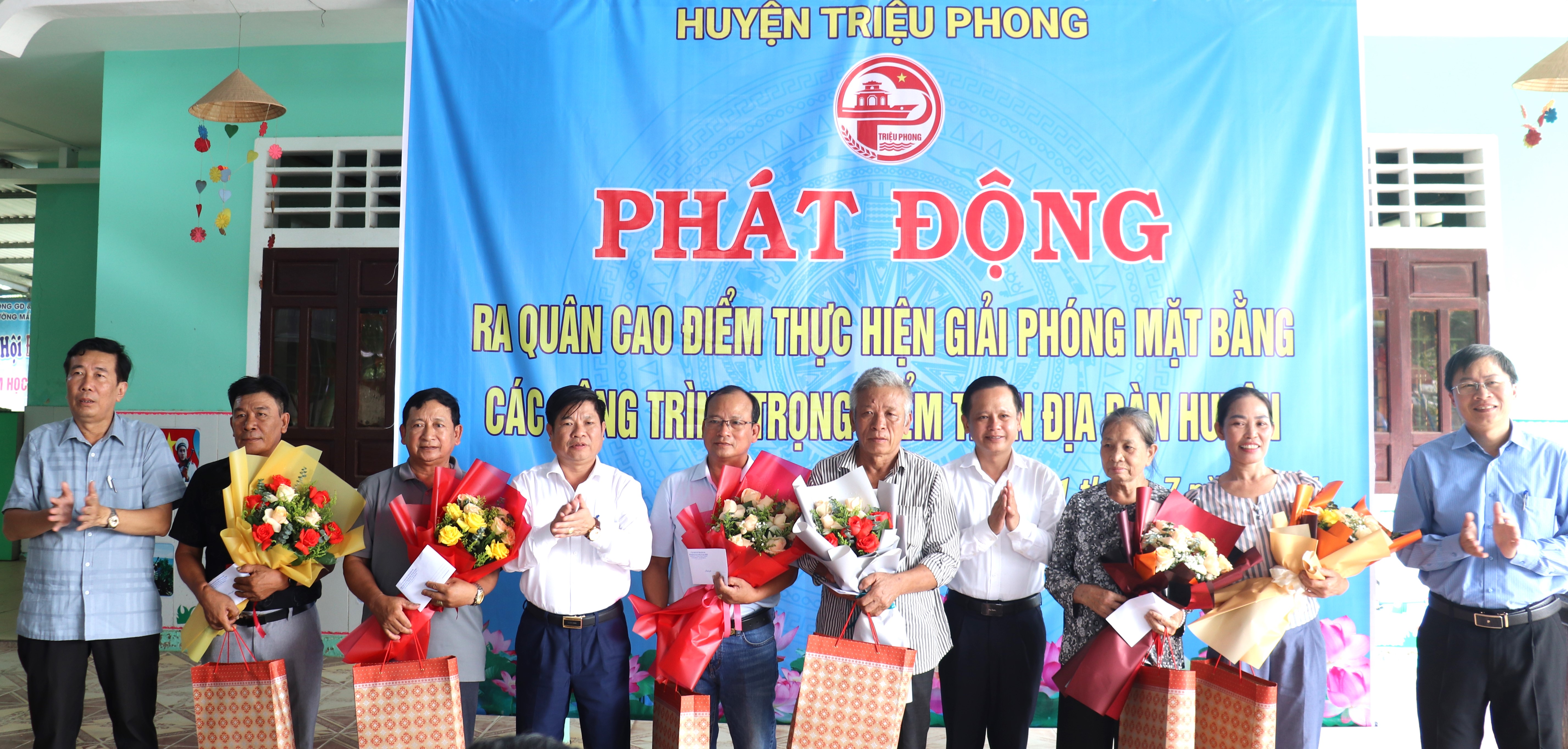 Triệu Phong: Phát động ra quân cao điểm giải phóng mặt bằng các công trình trọng điểm