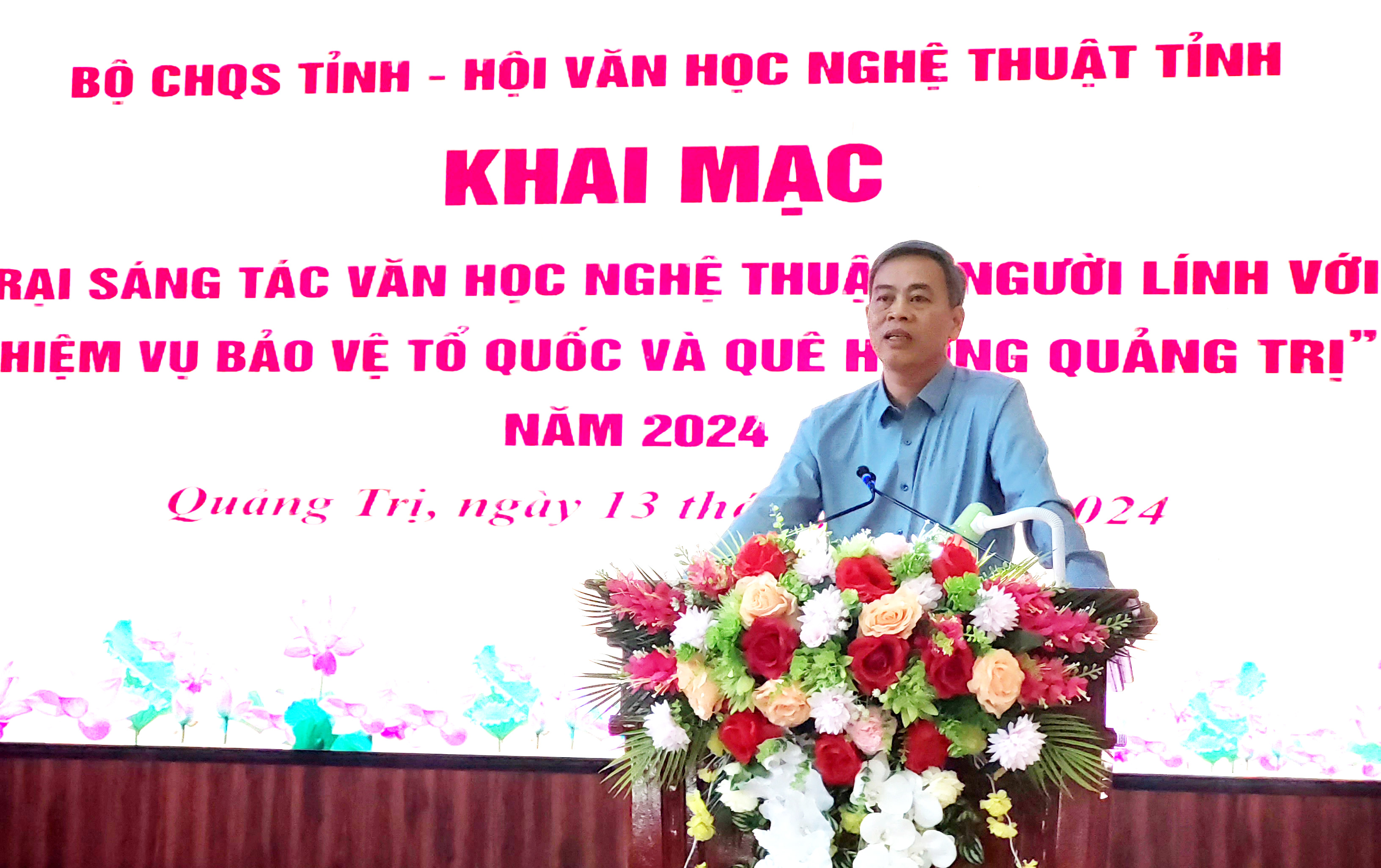 Khai mạc trại sáng tác văn học nghệ thuật với chủ đề “Người lính với sự nghiệp bảo vệ Tổ quốc và quê hương Quảng Trị”