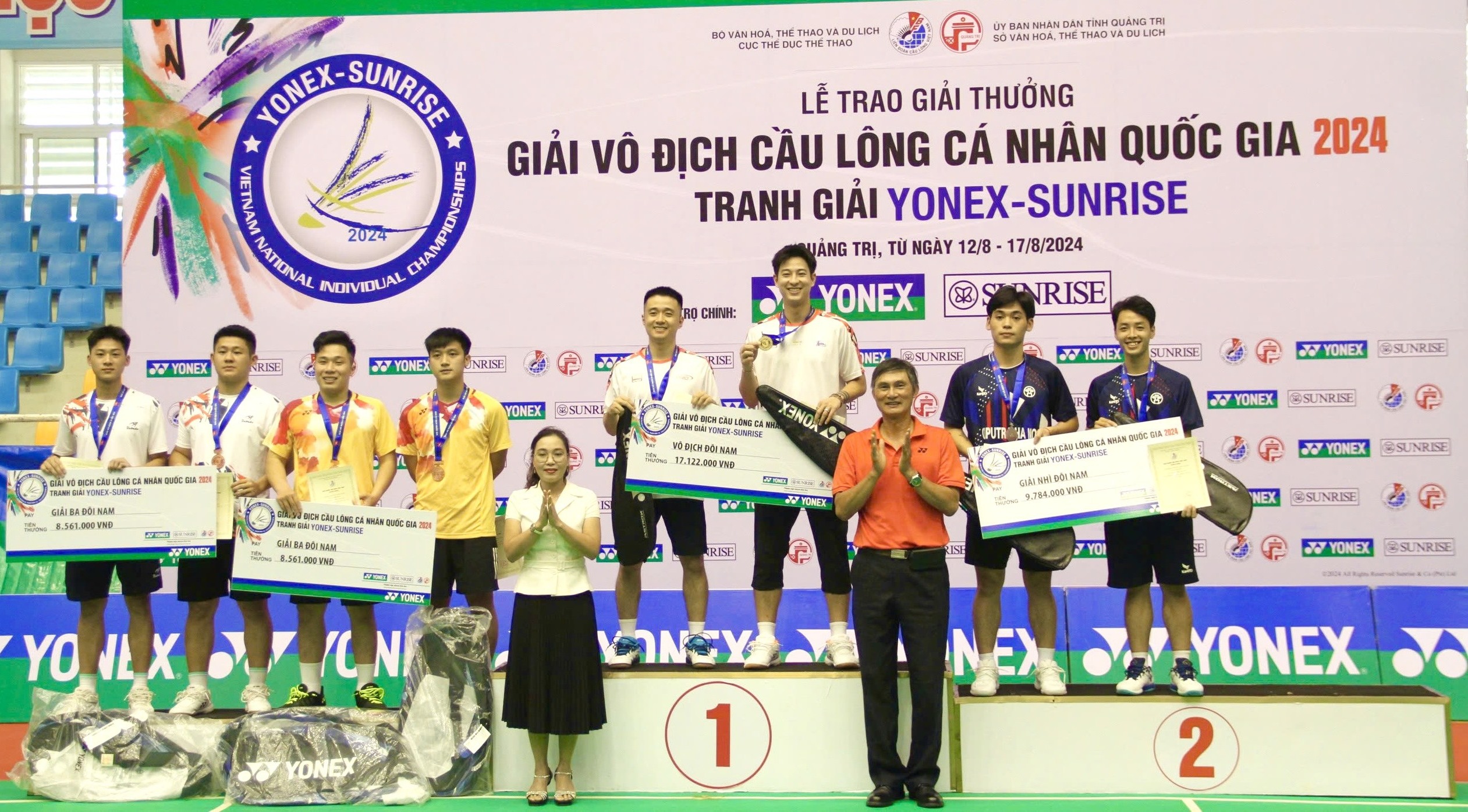 Bế mạc Giải vô địch Cầu lông cá nhân quốc gia năm 2024