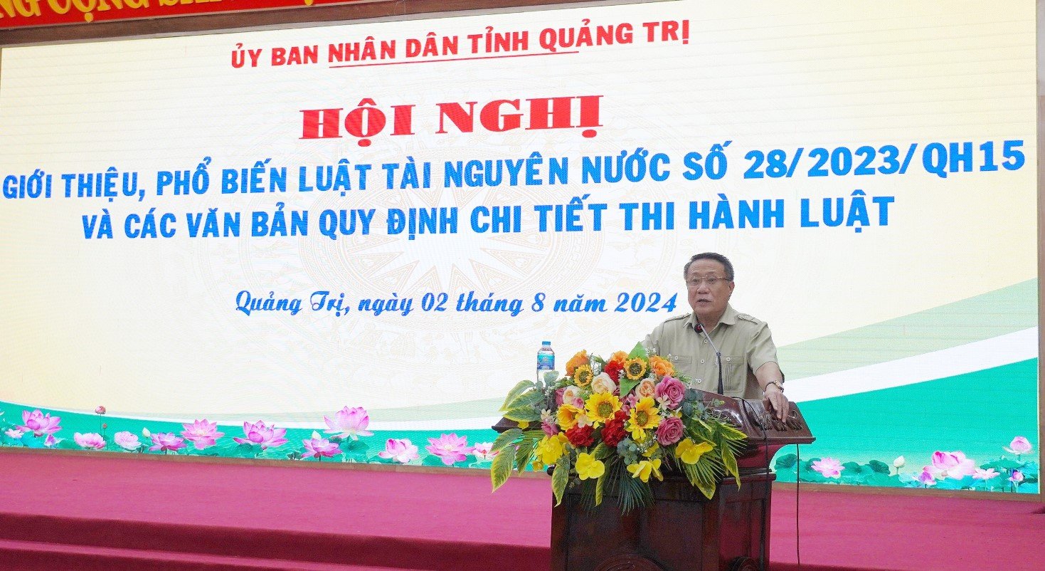 Giới thiệu, phổ biến Luật Tài nguyên nước