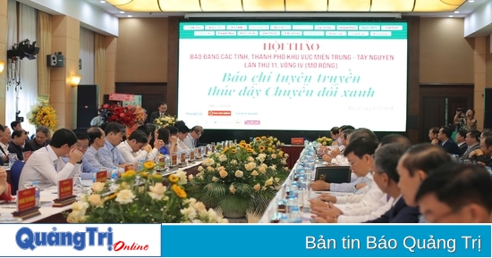 Hơn 250 đại biểu tham gia Hội thảo Báo Đảng các tỉnh, thành phố khu vực miền Trung