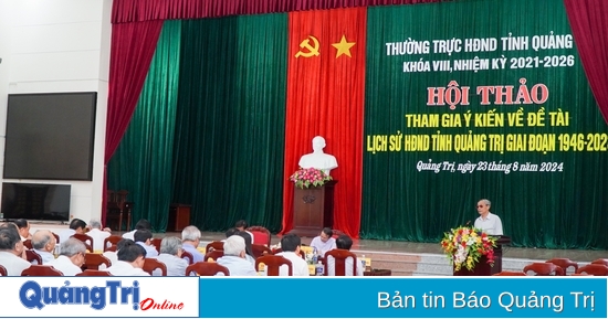 Comentario sobre el tema Historia del Consejo Popular Provincial de Quang Tri en 1946