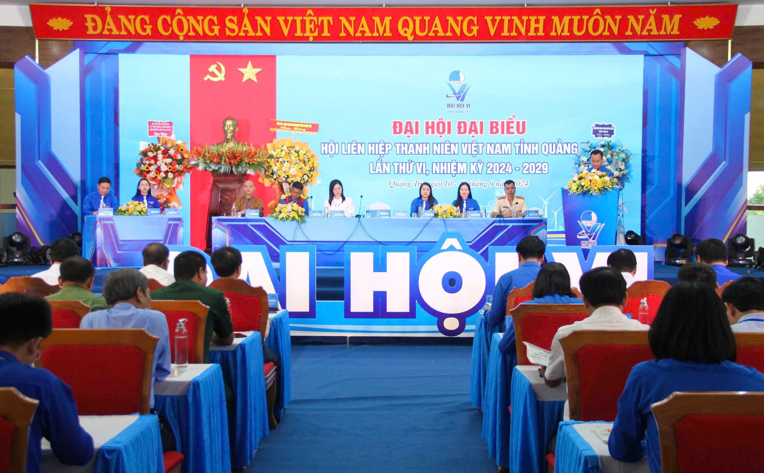 Đại hội đại biểu Hội Liên hiệp thanh niên Việt Nam tỉnh Quảng Trị lần thứ VI, nhiệm kỳ 2024 - 2029