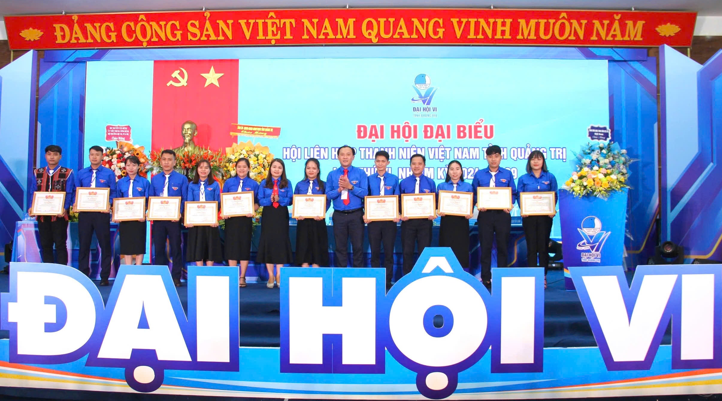 Đại hội đại biểu Hội Liên hiệp thanh niên Việt Nam tỉnh Quảng Trị lần thứ VI, nhiệm kỳ 2024 - 2029