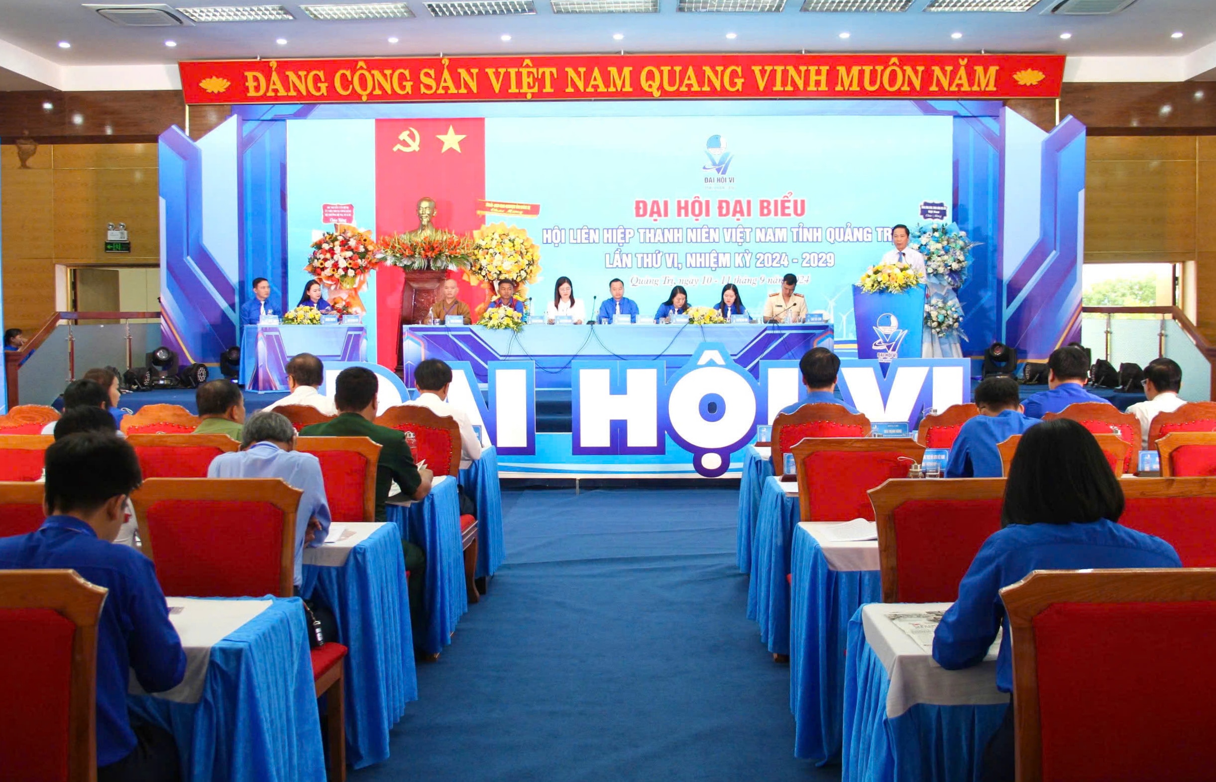 Đại hội đại biểu Hội Liên hiệp thanh niên Việt Nam tỉnh Quảng Trị lần thứ VI, nhiệm kỳ 2024 - 2029