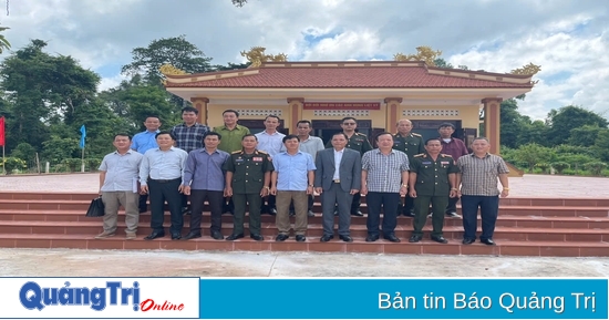 Inauguration de l'église des martyrs et de la caserne de la 584e équipe de recherche et de collecte des restes des martyrs dans la province de Savannakhet