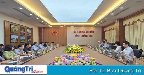 UBND tỉnh Quảng Trị làm việc với Cơ quan Phát triển Pháp