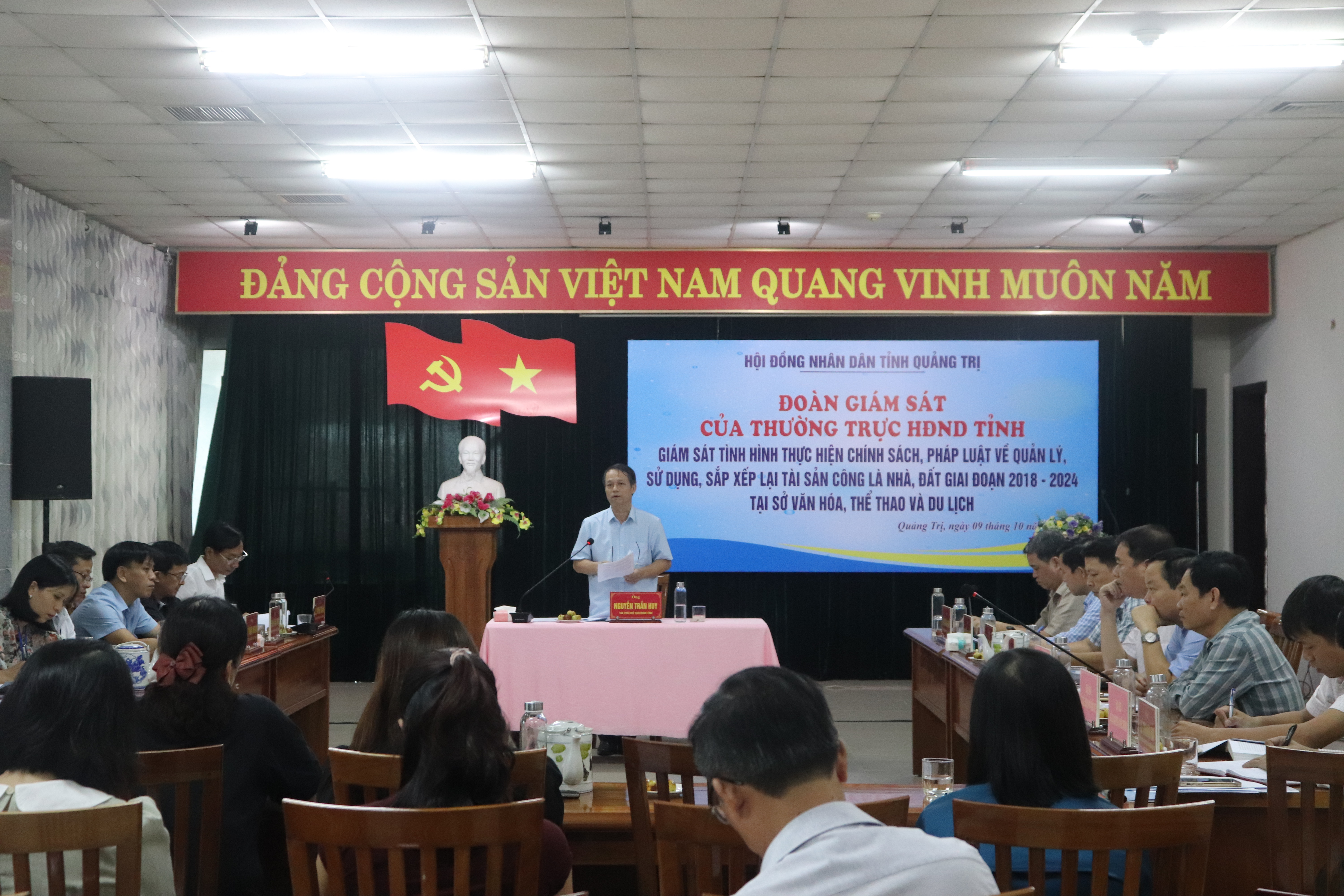 Giám sát việc quản lý, sử dụng, sắp xếp tài sản công là nhà, đất tại Sở Văn hóa, Thể thao và Du lịch