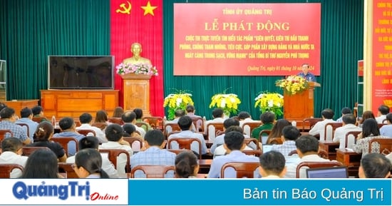 Phát động cuộc thi tìm hiểu tác phẩm “Kiên quyết, kiên trì đấu tranh phòng, chống tham nhũng, tiêu cực, góp phần xây dựng Đảng và Nhà nước ta ngày càng trong sạch, vững mạnh” của Tổng Bí thư Nguyễn Phú Trọng