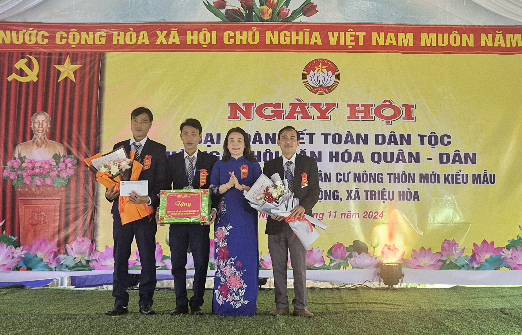 Sôi nổi Ngày hội Đại đoàn kết toàn dân tộc ở khu dân cư An Lộng