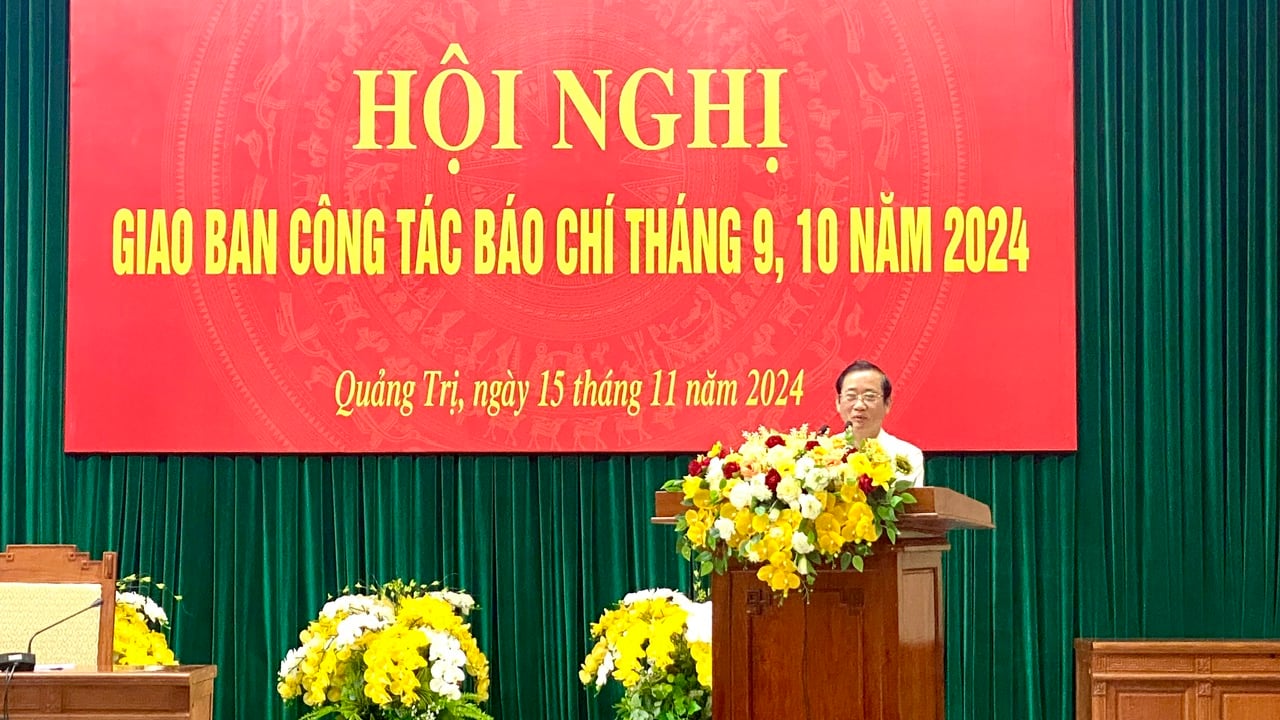 Giao ban báo chí tháng 9, 10 năm 2024