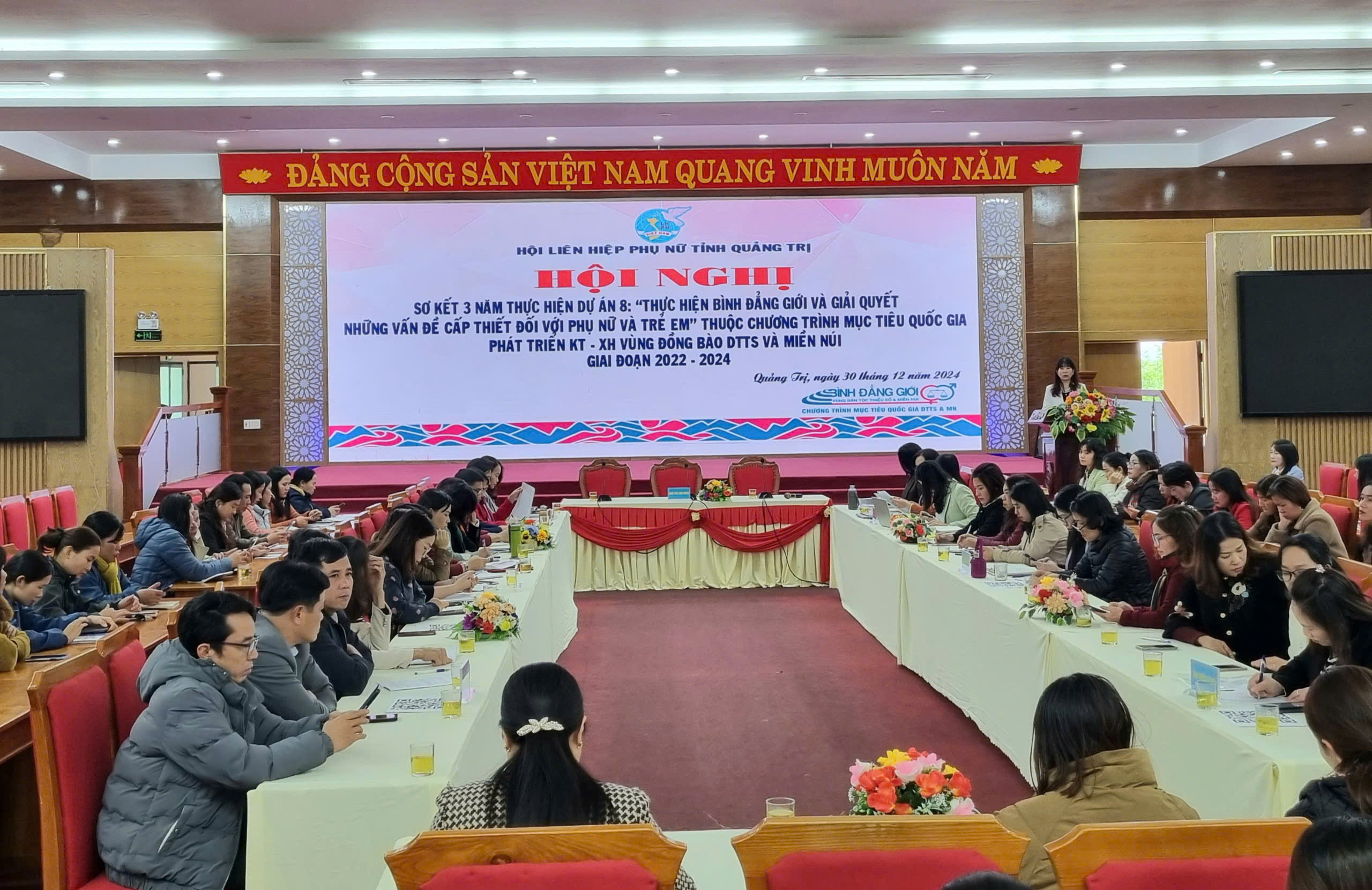 Sơ kết 3 năm thực hiện bình đẳng giới và giải quyết những vấn đề cấp thiết đối với phụ nữ, trẻ em