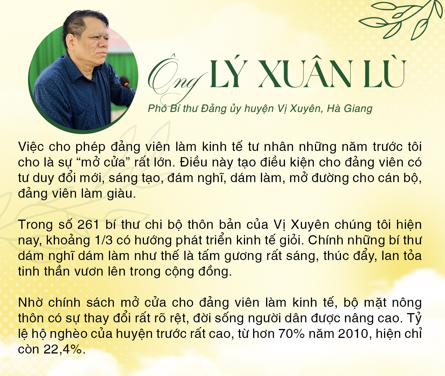 Bí thư không gây áp lực để người dân phải làm theo - 19