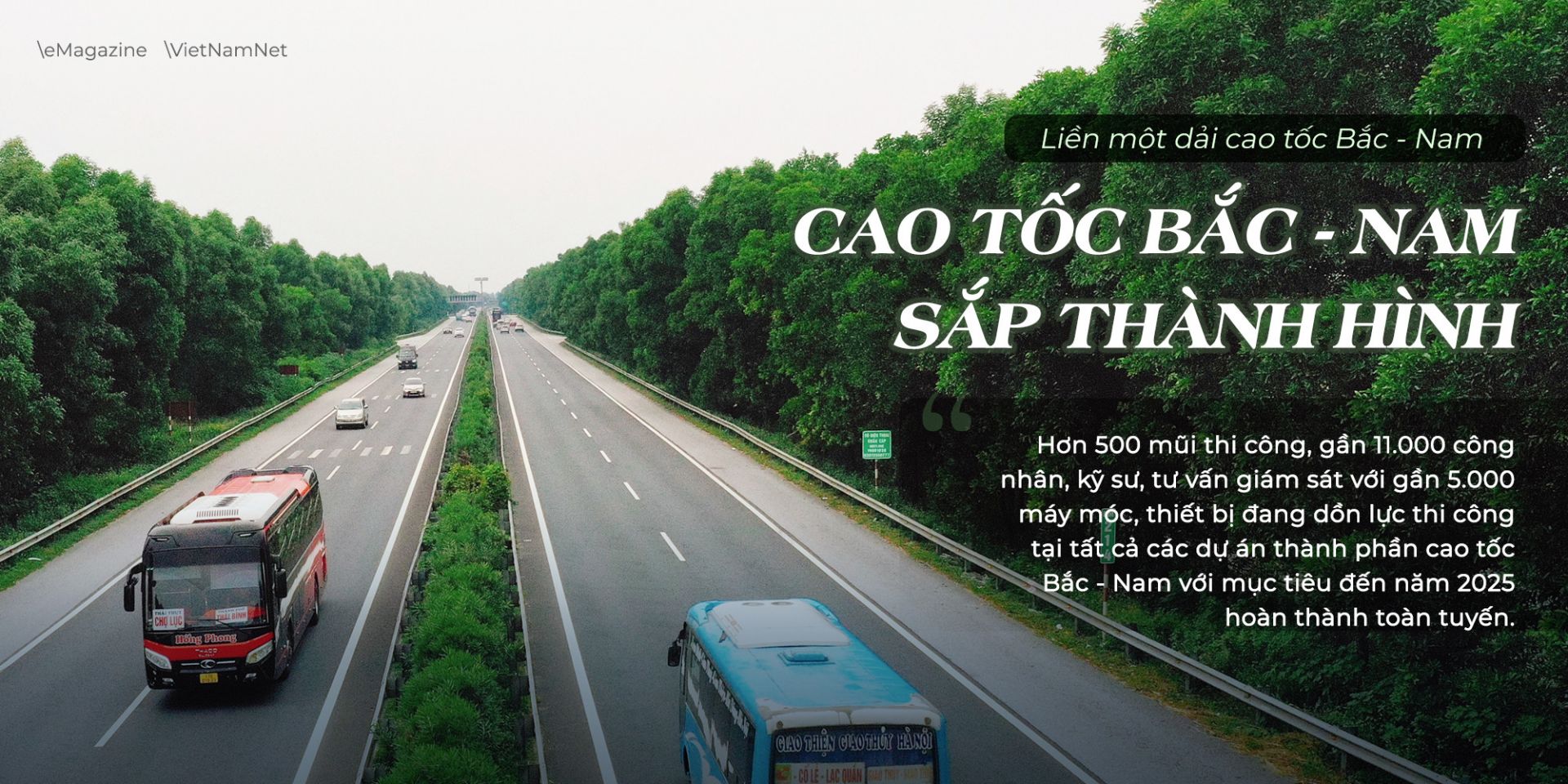 Cao tốc Bắc - Nam sắp thành hình