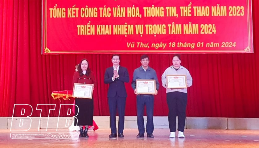 Vũ Thư: 91,7% số hộ đạt danh hiệu gia đình văn hóa