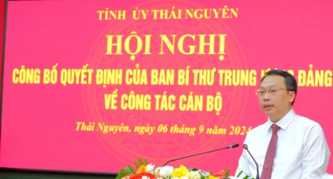 Đồng chí Nguyễn Huy Dũng làm Phó Bí thư Tỉnh ủy, Chủ tịch Ủy ban nhân dân tỉnh Thái Nguyên ảnh 1