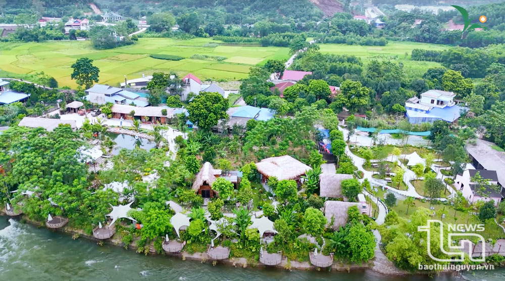 Suối Cốc homestay ở xóm Phúc Tiến, xã Phúc Trìu (TP. Thái Nguyên).