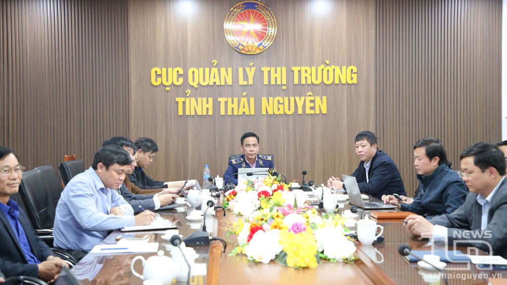 Các đại biểu dự Hội nghị tại điểm cầu Thái Nguyên.