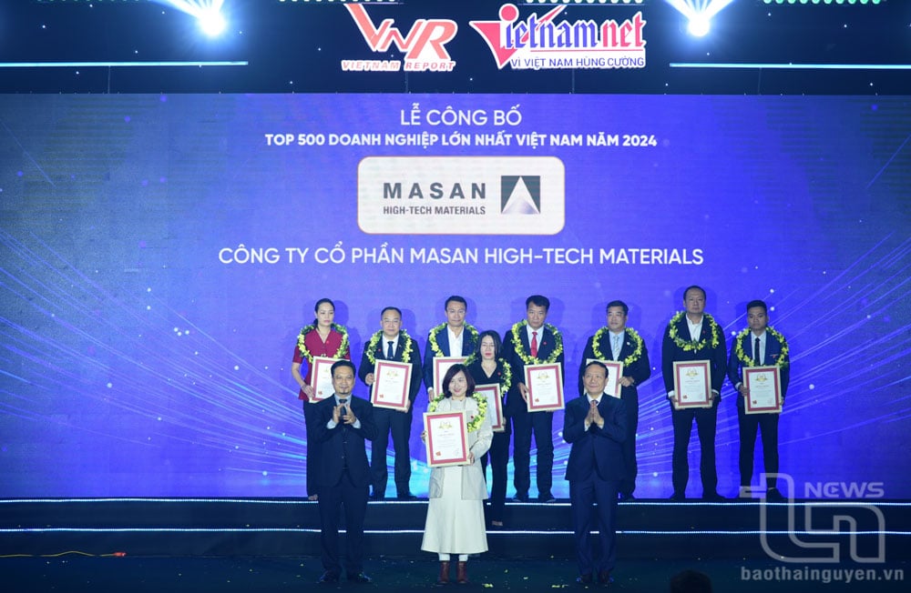 Masan High-Tech Materials được vinh danh “Top 500 Doanh nghiệp lớn nhất Việt Nam năm 2024”.