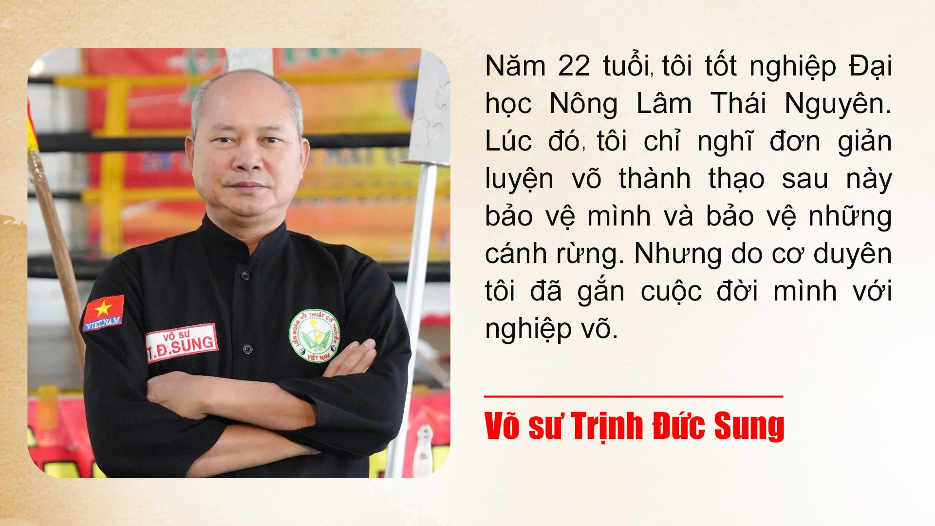 Võ sư Trịnh Đức Sung, võ đường Đức Sung