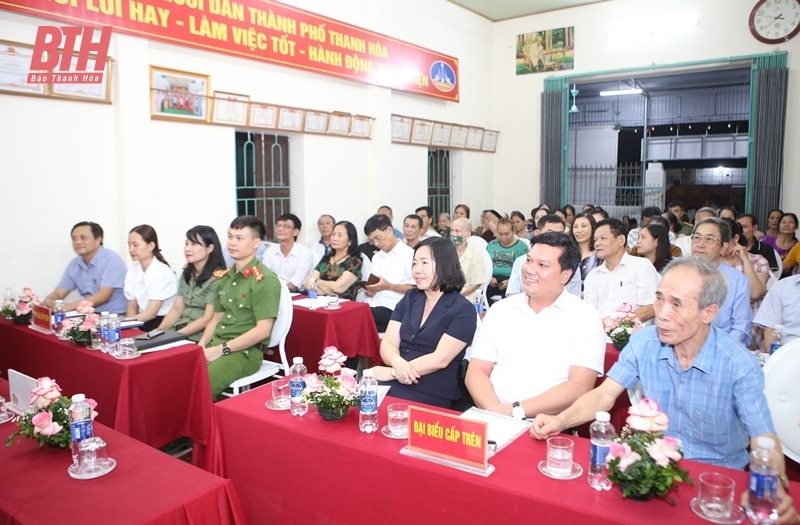 “Ngày hội Toàn dân bảo vệ an ninh Tổ quốc” tại tổ dân phố 11 (phường Lam Sơn)