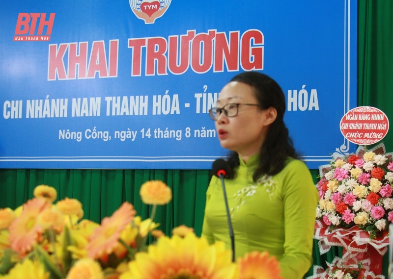 Khai trương TYM chi nhánh Nam Thanh Hóa tại huyện Nông Cống