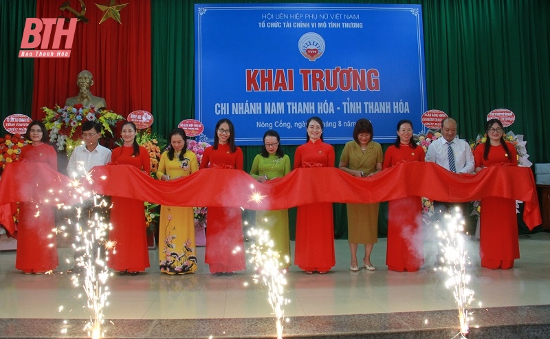 Khai trương TYM chi nhánh Nam Thanh Hóa tại huyện Nông Cống