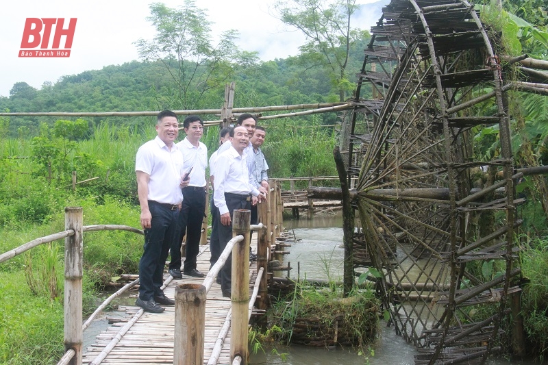 Giám sát việc lãnh đạo, chỉ đạo Chương trình phát triển kinh tế - xã hội khu vực miền núi Thanh Hóa giai đoạn 2021-2025 tại huyện Bá Thước